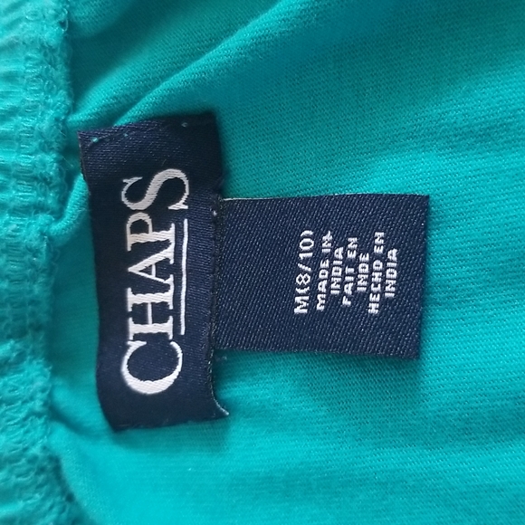 Chaps Teal Tunic Top (Girls Size M (8/10)) - Picture 4 of 5
